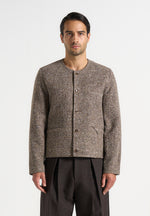 Melvin - Textured Jacket - Taupe