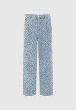 Arnault - Boucle Pleated Jeans - Blue