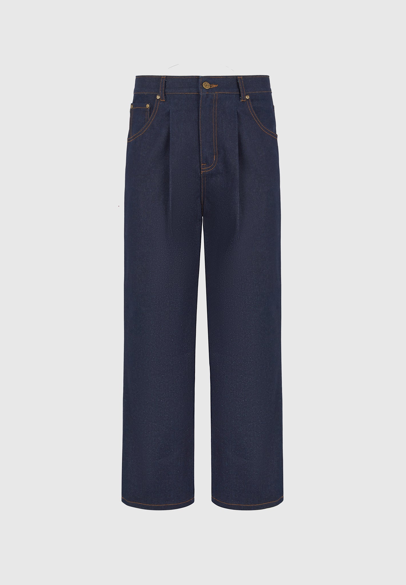 Arnault - Pleated Denim Jeans - Indigo