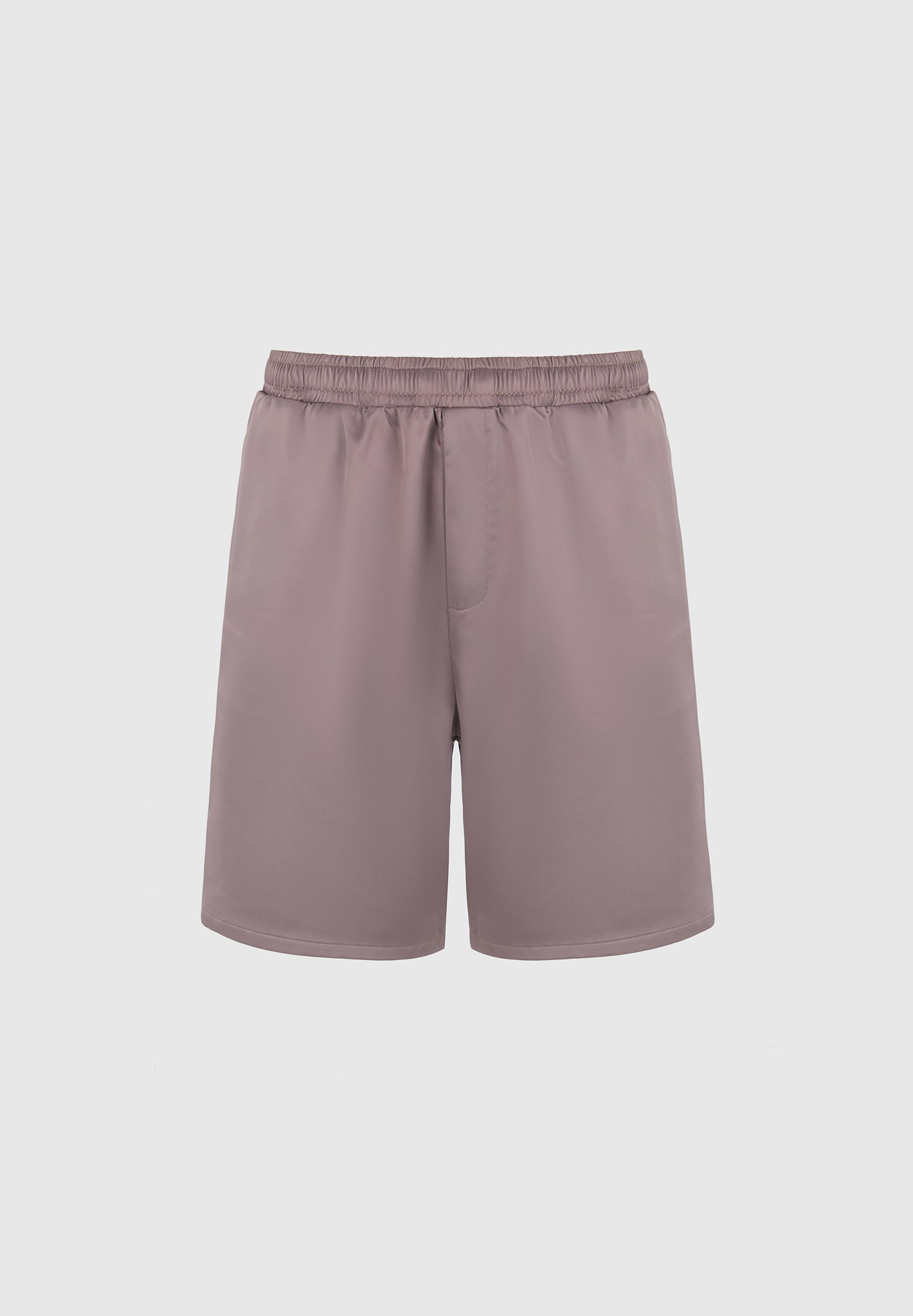 Liam - Satin Shorts - Taupe