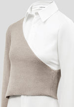 asymmetric-knitted-overlay-shirt-white-beige