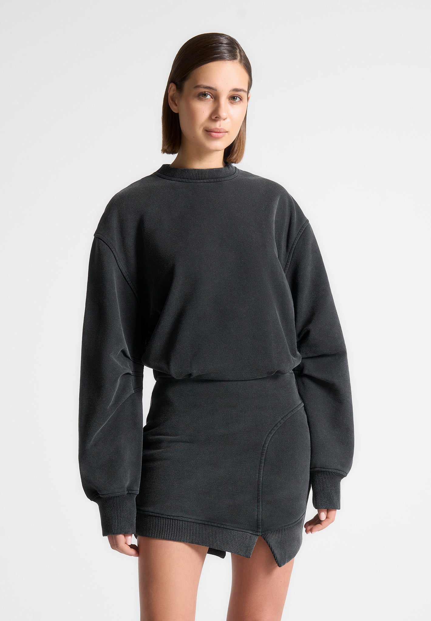 asymmetric-hem-jumper-dress-washed-black