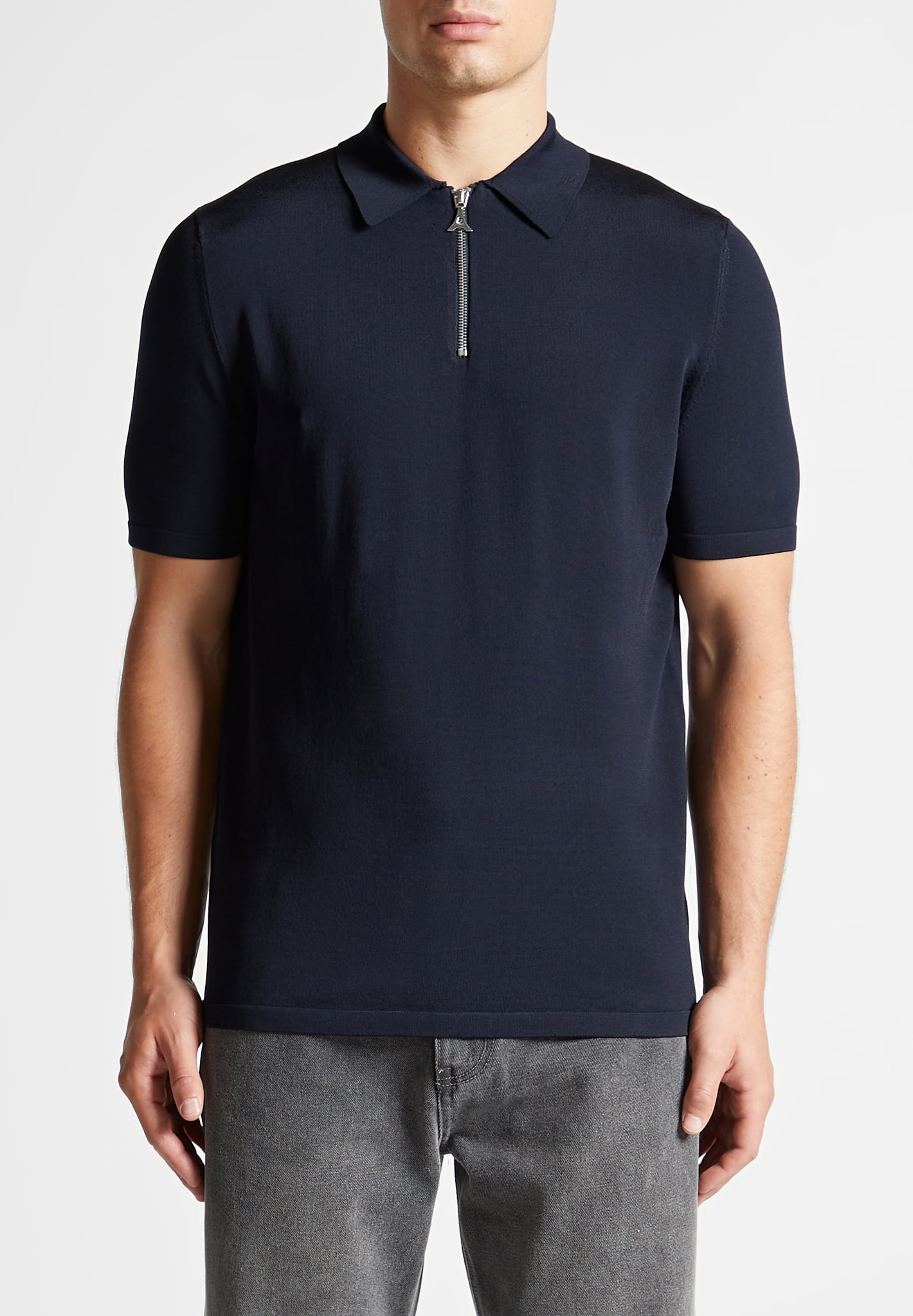 luxe-polo-top-with-zip-navy