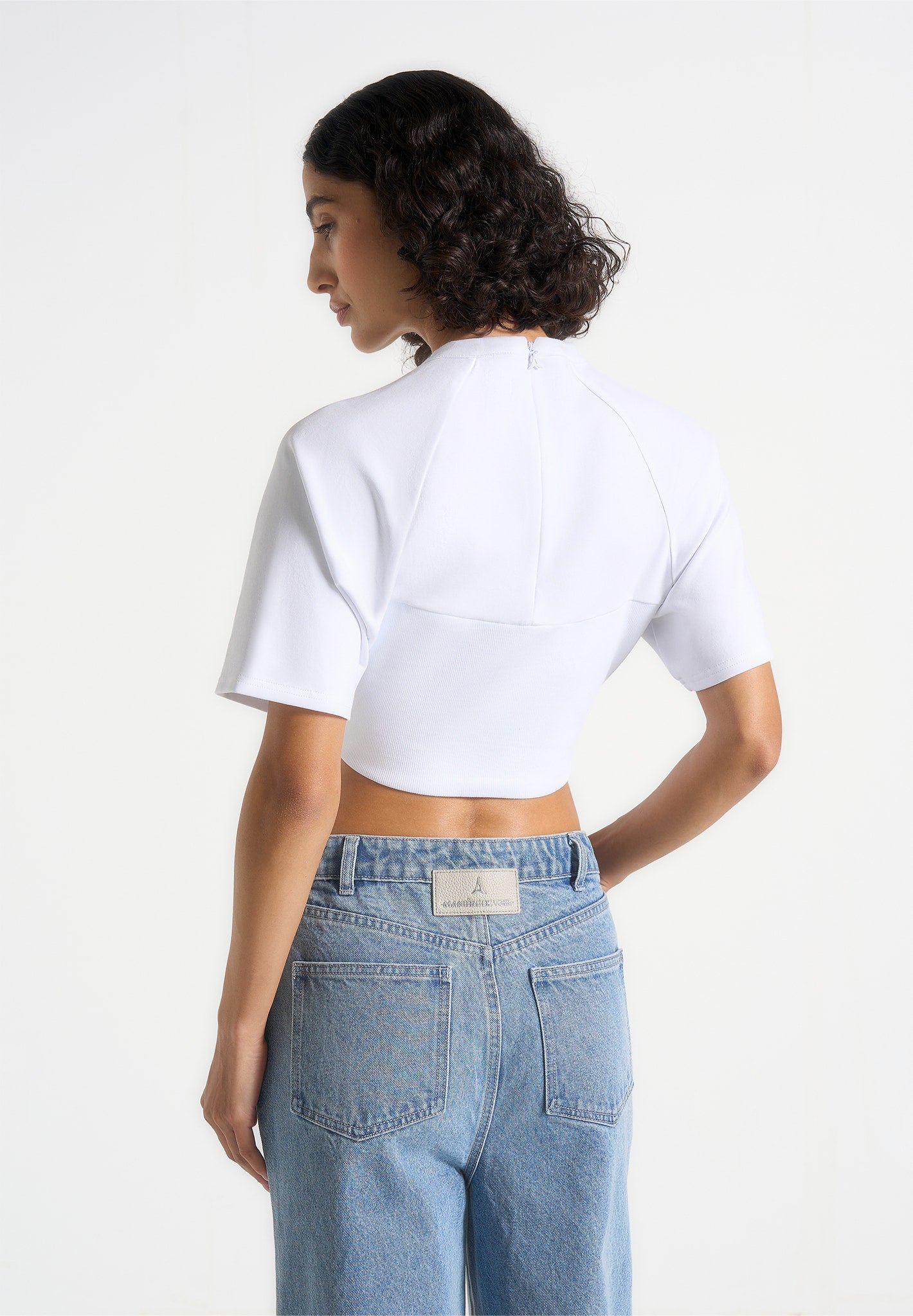 Juline - Corset T-Shirt - White