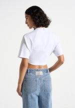 Juline - Corset T-Shirt - White