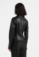 vegan-leather-angled-shirt-black