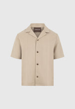 Felix - Tailored Shirt With Crease - Beige