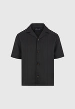 Felix - Tailored Shirt With Crease - Black