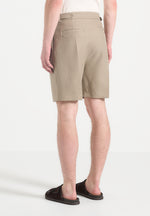 twin-pleat-tailored-shorts-beige
