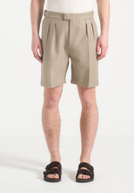 twin-pleat-tailored-shorts-beige