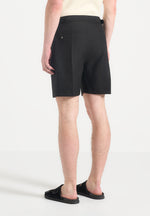 twin-pleat-tailored-shorts-black