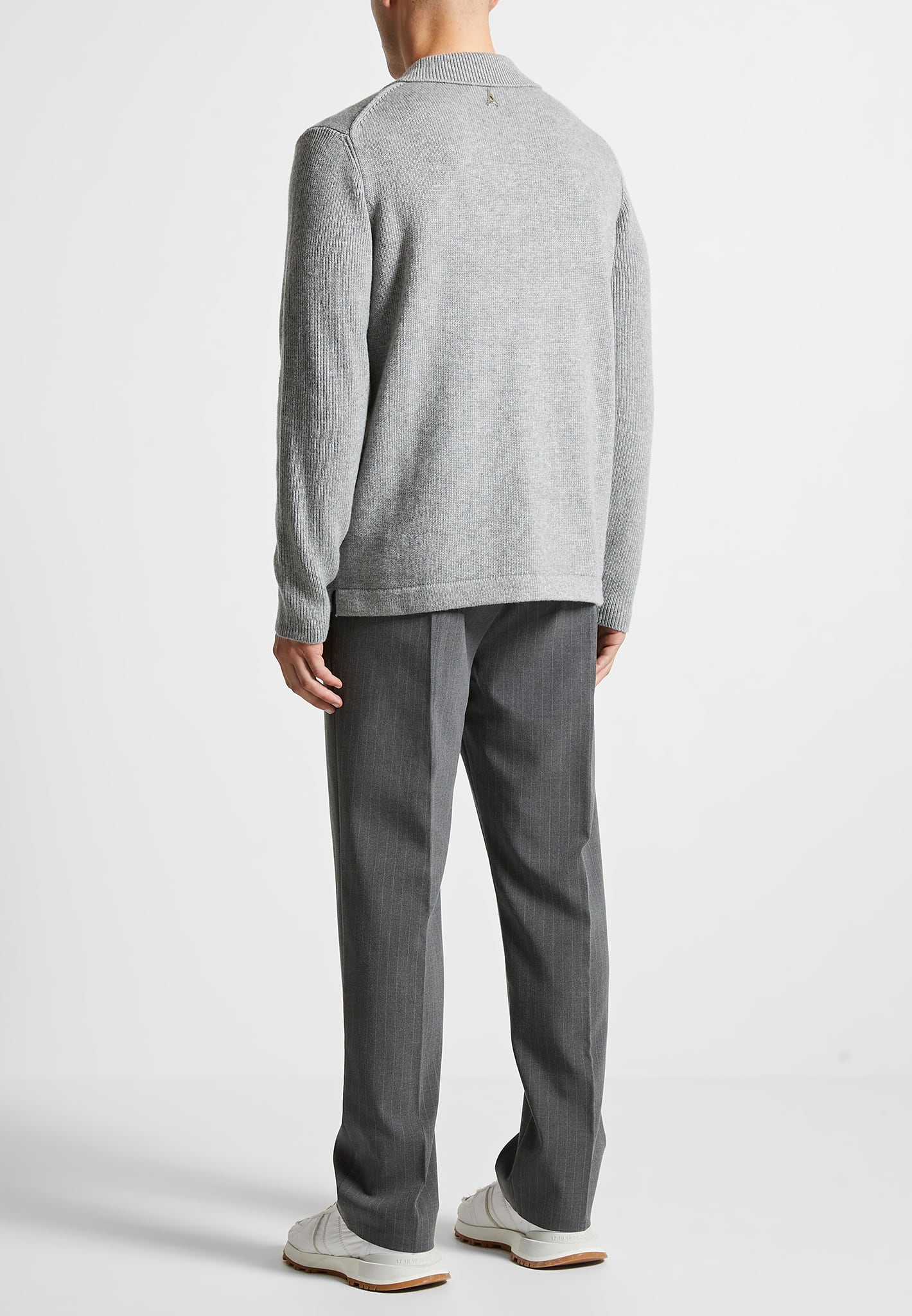 knitted-long-sleeve-polo-grey