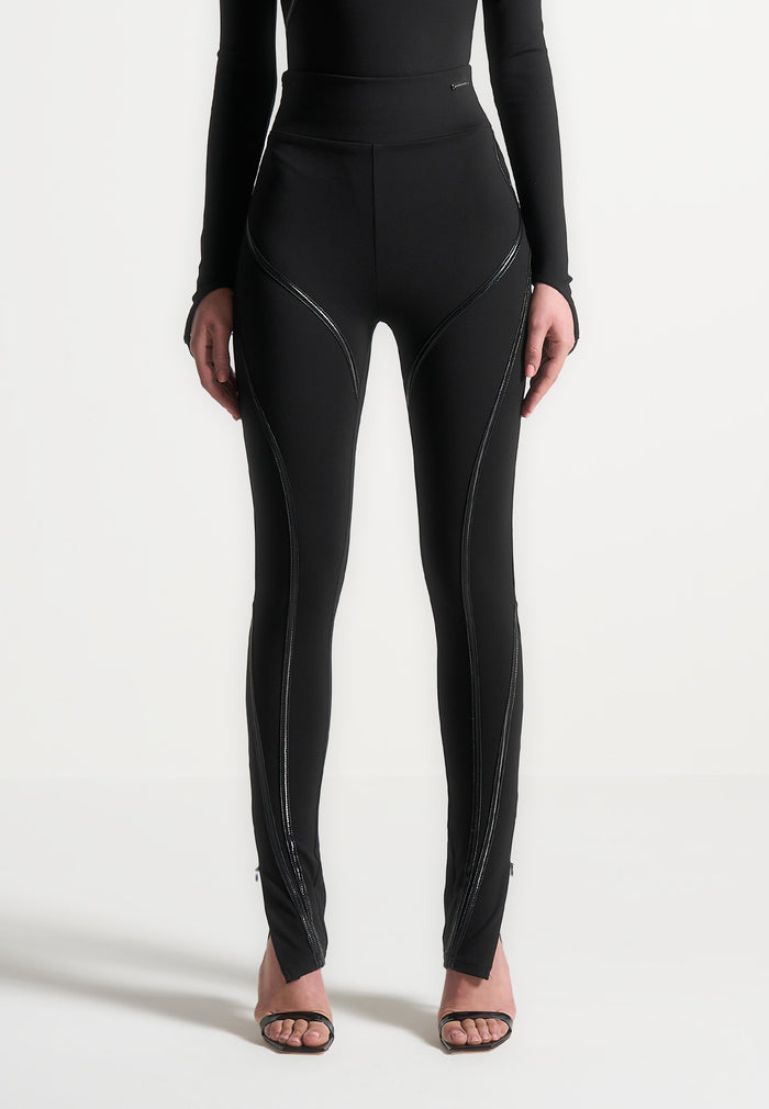 contrast-contour-leggings-black