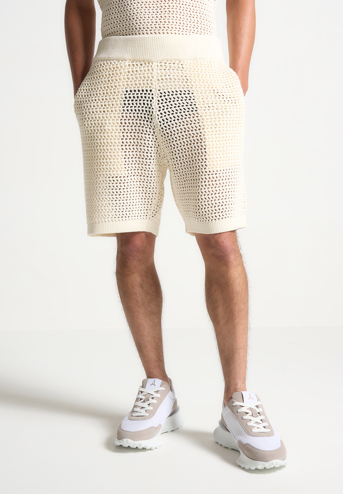 crochet-knit-shorts-cream