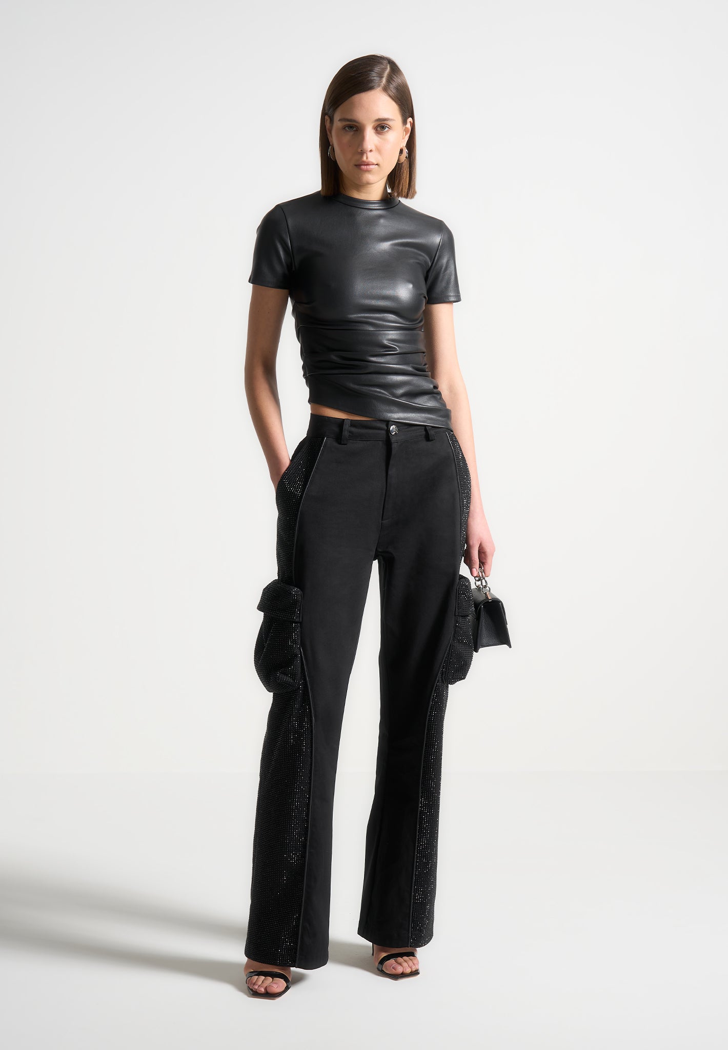 embellished-contour-cargo-pants-black