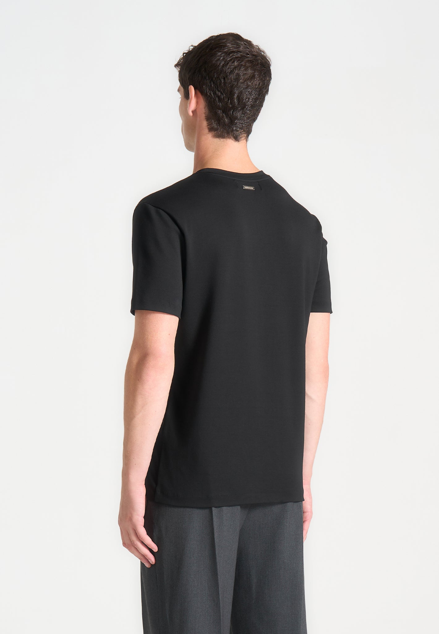 eternel-regular-fit-cotton-t-shirt-with-pintuck-black
