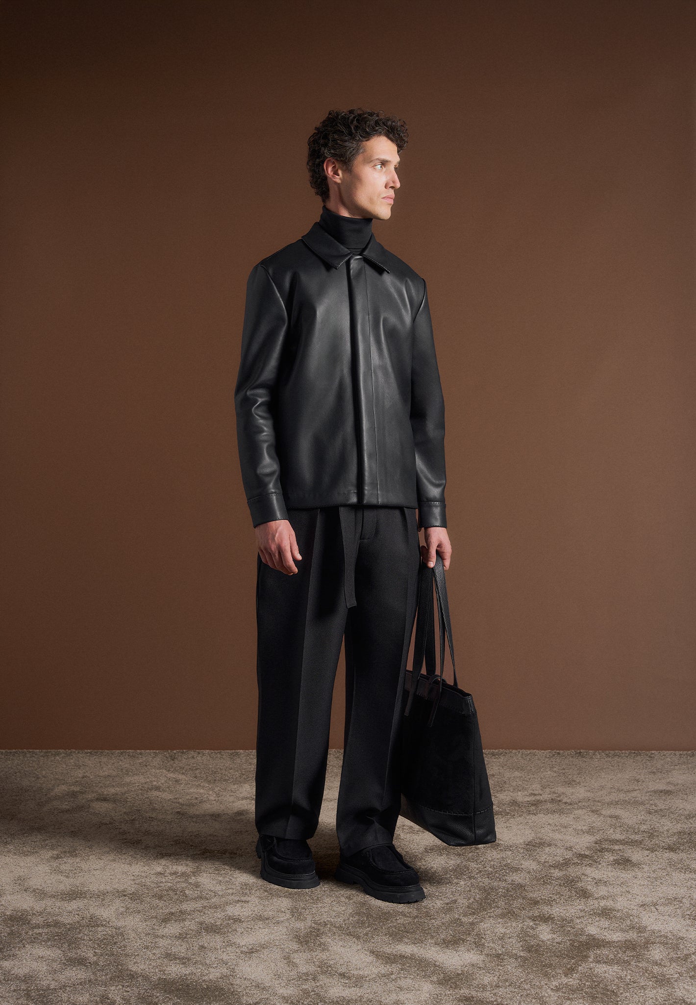 minimal-leather-shirt-black