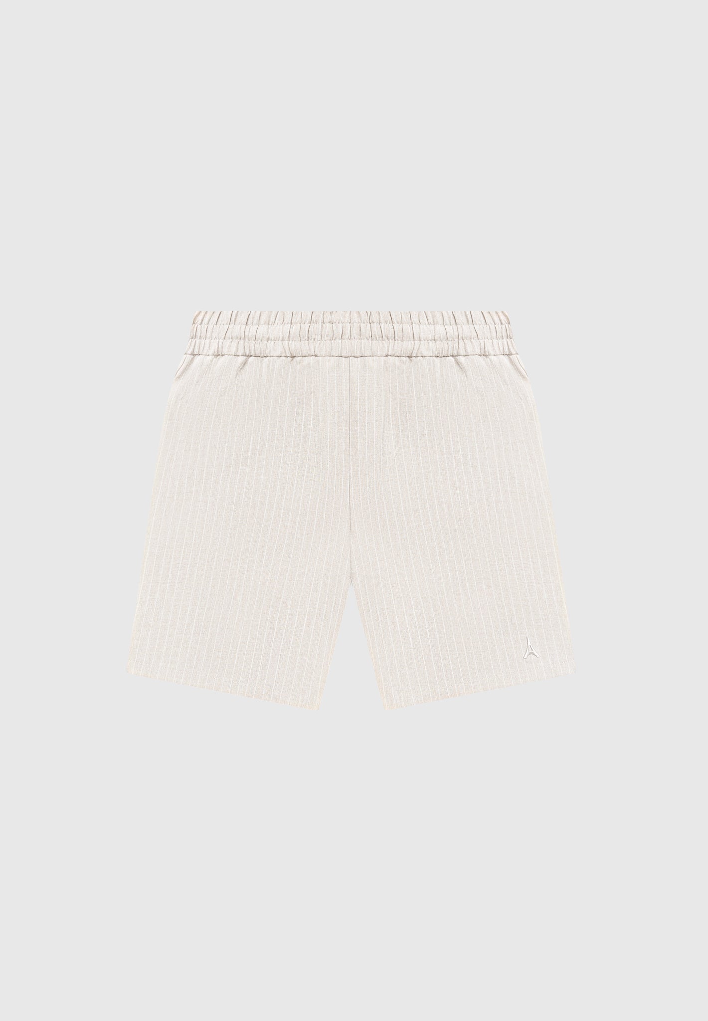 pinstripe-shorts-beige