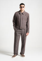 relaxed-fit-wool-blend-herringbone-pleated-tailored-trousers-brown