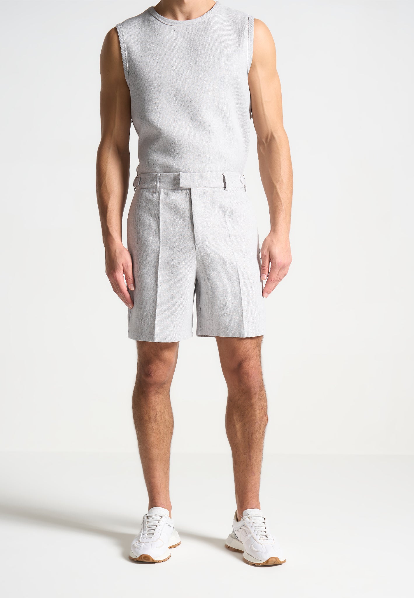 textured-tailored-shorts-grey