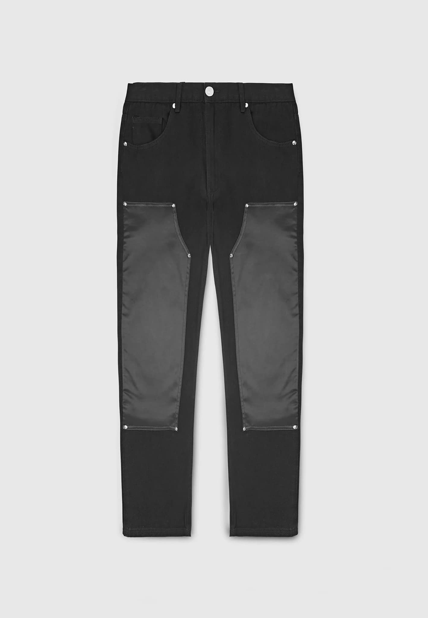 Black denim carpenter sales jeans