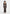 Aria - Pointelle Knit Cover Up - Brown/Cream