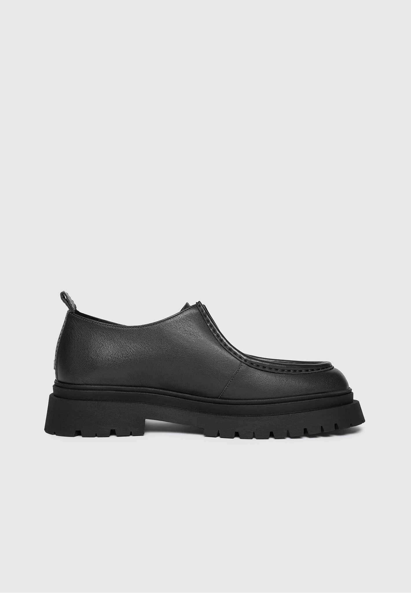 Lille - Leather Lace Up Shoe - Black
