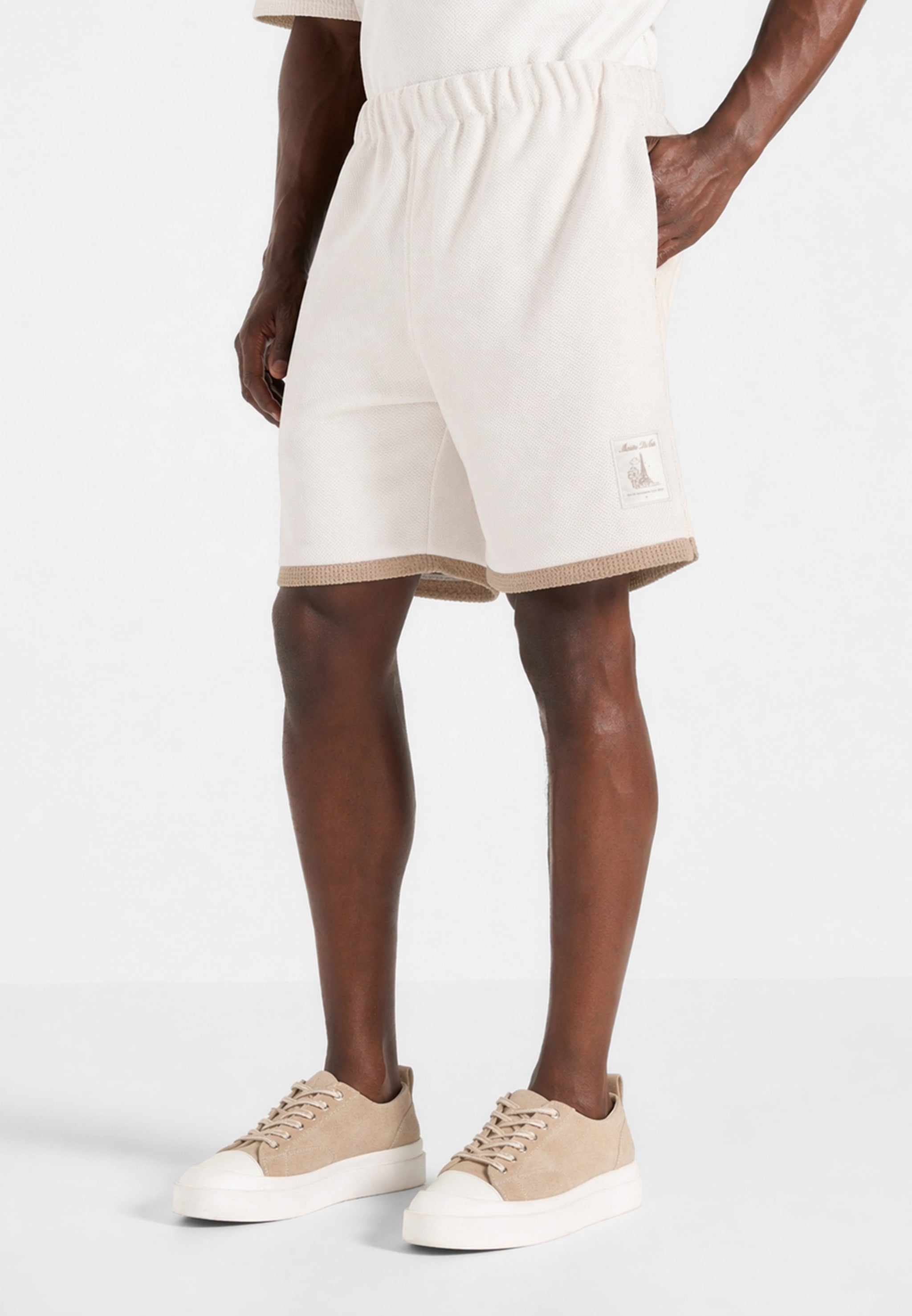 Reuben - Crochet Detail Shorts - Cream 