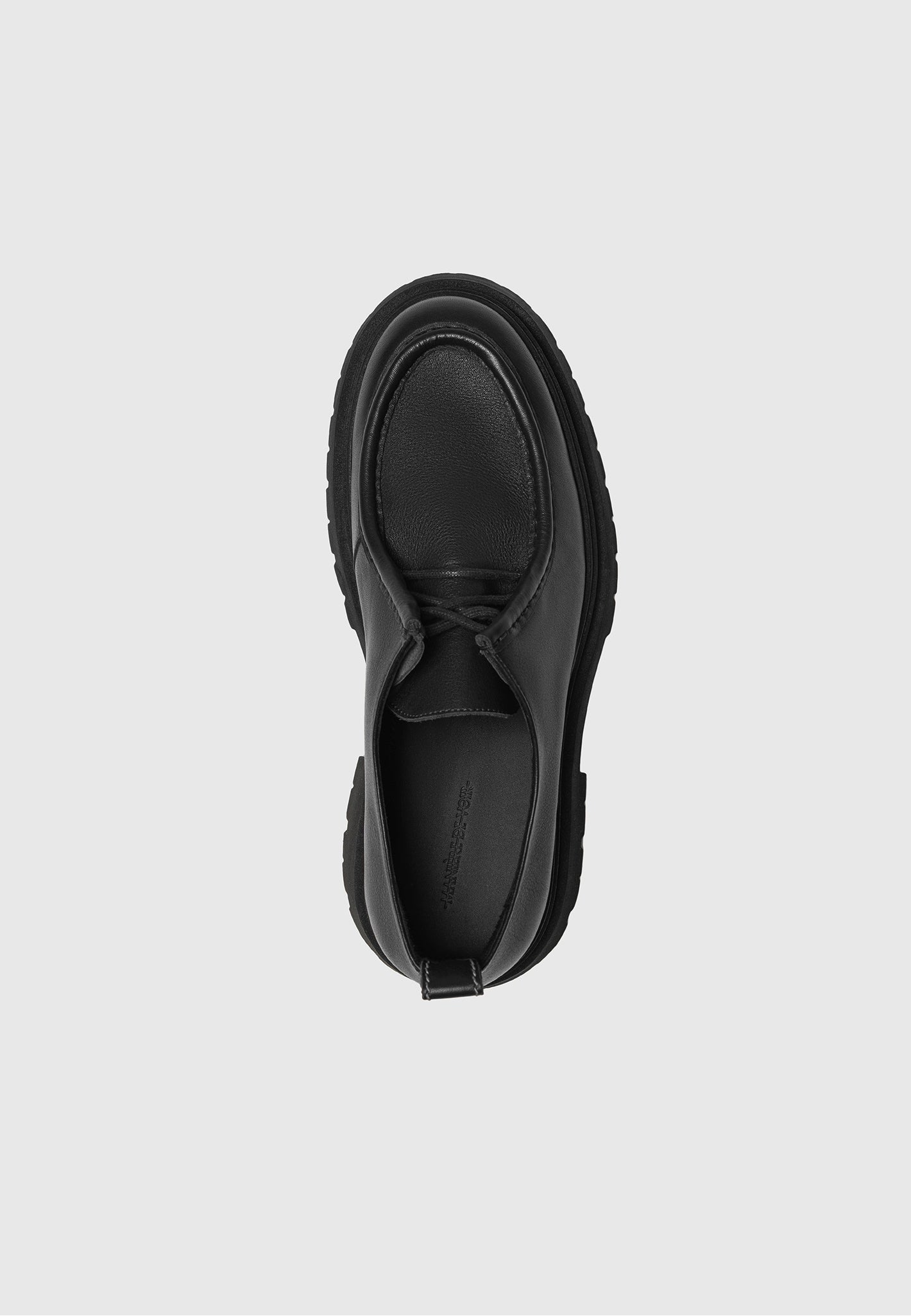 Lille - Leather Lace Up Shoe - Black