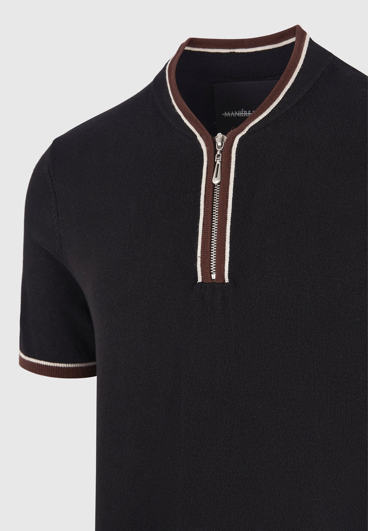 clement-crew-neck-zip-polo-shirt-black