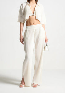 L⁠ila - Pleated Trousers - Off White