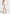 Asymmetric Drape Midaxi Skirt - White