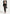High Waisted Knitted Spiral Contour Leggings - Black