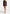 Off Shoulder Draped Satin Mini Dress with Belt - Brown