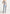 Alma - Rhinestone Eiffel Straight Leg Jeans - Mid Blue