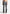 Oil Print Tacked Fit and Flare Jeans - White/Grey
