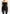 Rib Knit Longline Bandeau Top - Black