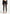 High Waisted Knitted Spiral Contour Leggings - Black