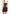 Layered Corset Mini Dress - Black