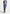 Mona - Pleated Cropped Shirt - Blue