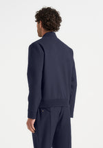 Sami - Tailored Bomber Jacket - Navy