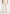 Dorian - Relaxed Fit Twill Pleated Tailored Trousers - Cream