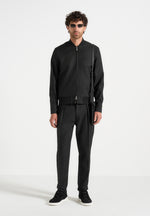 Sami - Tailored Bomber Jacket - Black