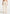 Pleated Mid Rise Straight Leg Jeans - Cream