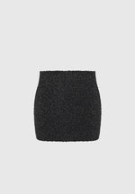 Boucle Mini Skirt - Black