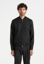 Sami - Tailored Bomber Jacket - Black