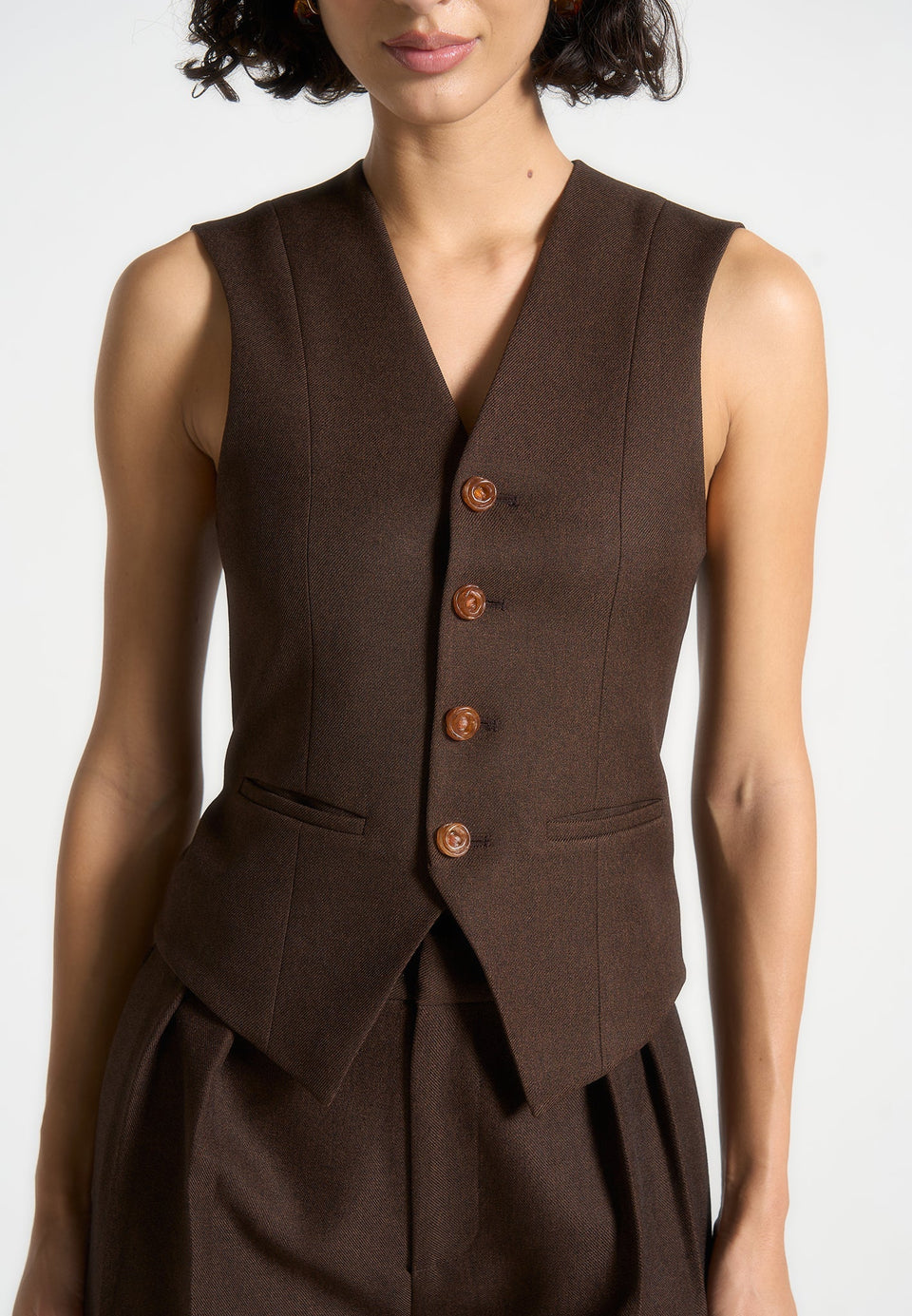 christine-tailored-cinch-waistcoat-brown