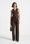 tailored-cinch-waistcoat-brown