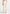 Pleated Mid Rise Straight Leg Jeans - Cream