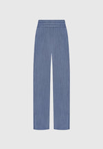 L⁠ila - Pleated Trousers - Steel Blue
